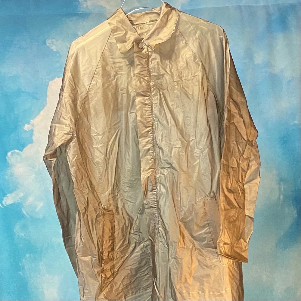 Semi-Translucent Waterproof Rain Jacket/Coat - Sz… - image 1